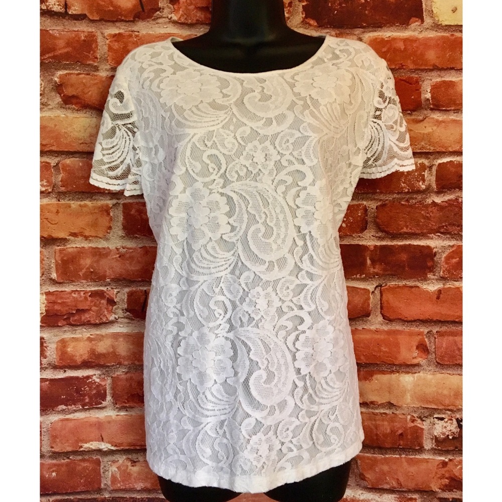 LOFT Lace Tee